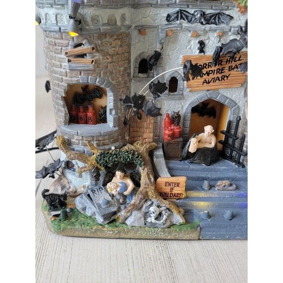 Lemax Vampire Bat Aviary 2011 spooky town Village accessory Halloween - Picture 12 of 12